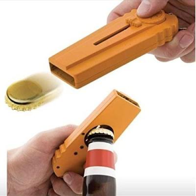 China Viable Wholesale Cheap Portable Beer Bottle Opener Launcher Flying Zappa Shooter Gun Party Gift for sale