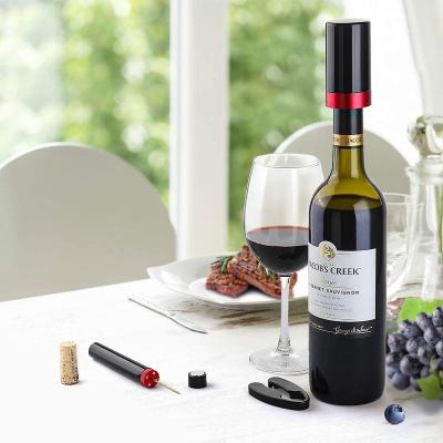 China Stocked Stainless Steel Compressor Opener Tool Pin Cork Remover Air Pressure Wine Corkscrew Kitchen Bar Accessories for sale