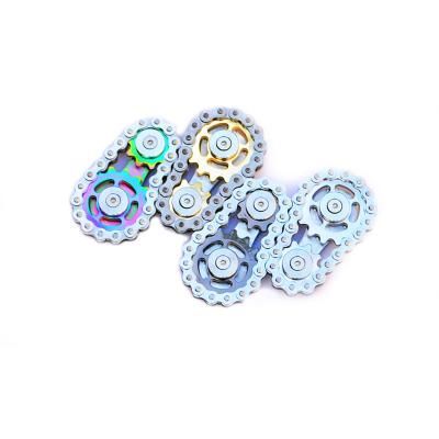 China Customized stainless steel stirrer spinner 3d metal wind spinner sprocket spinner chain stirrer for sale