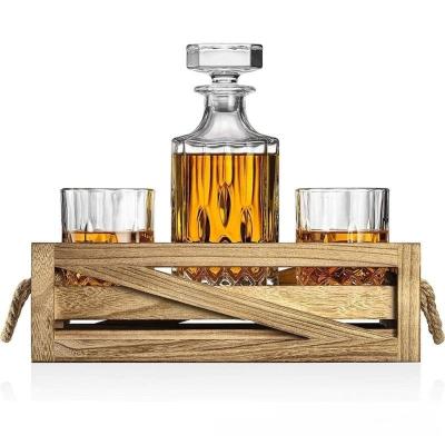 China Father's Days Whiskey Stone Stocked Set and Whiskey Stone Wooden Box and Stainless Steel Ice Cube Set and Reusable Ice Cubes for sale