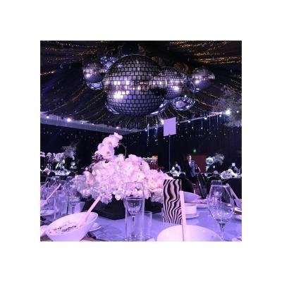 China All Mirror Inflatable Mirror Balloon Hanging Mirror Ball Giant Sphere For Decoration Sealed Gold / Silver Ball for sale