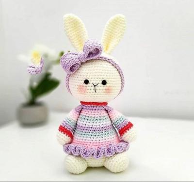 China More than 100 styles for choose wholesale diy craft crochet baby easter bunny plush carrot baskets easter eggs toys wholesale for kids gift decoration for sale