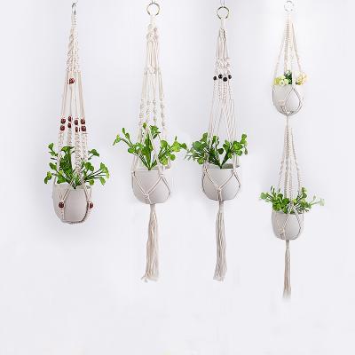 China Plant Fiber Planter Basket Planters Basket Hanging Hanging Planter for Garden Ornaments for sale