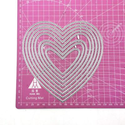 China Europe Knife Cutting Photo Frames Die Cut Heart For DIY Scrapbooking Embossing Paper Photo Album Cards for sale