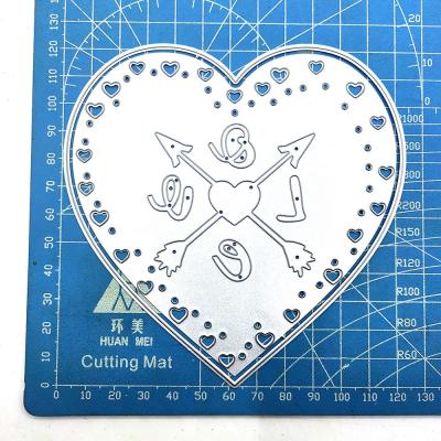 China Europe Metal Dies For Card Making Sizix Heart Die Cutting Frame For Crafts Metal Dots Cutting for sale