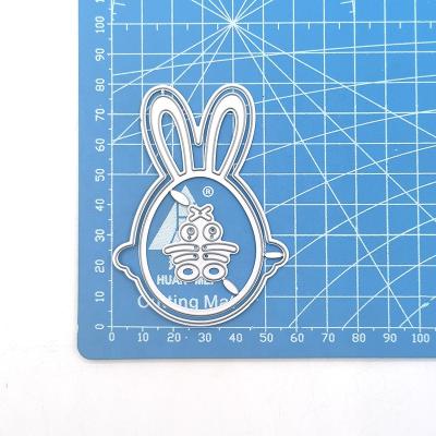 China Europe Knife Die Cut Cards Rubbit Ear Ear For Card Making Decorative Embossing Costume Paper Cards DIY for sale