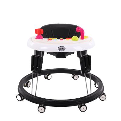 China 2021 Children's Popular Plastic Baby Toy Stroller New Kids 4 in 1 Caster Baby Walking Chair with Music for sale