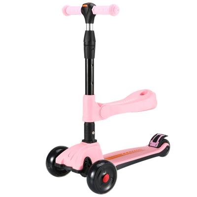 China Popular Scooter Kids Color Jet Music Scooter Wholesale 3 Wheels Foldable Scooter for sale