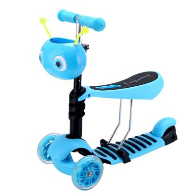 China Popular On Sale Wholesale Outdoor Kids Scooter With Music Multi Functional Kids Scooter 3 In 1 Led for sale