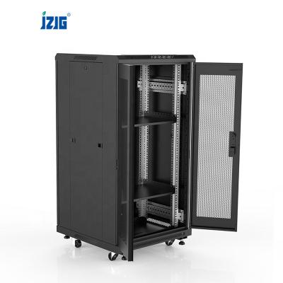 China Server Room/Data Center Server Rack/Network Cabling factory price 12u floor-standing mesh door 600x600 network service cabinet for sale