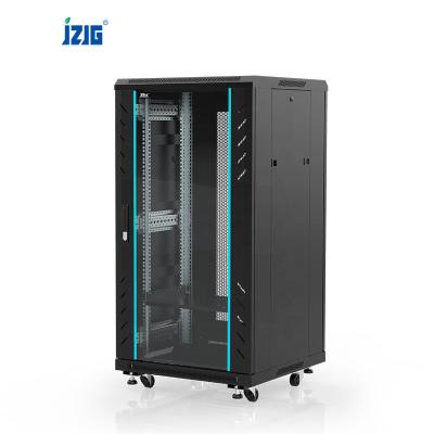 China Server Room/Network Cabling/Data Center Server Rack Cheap Price Floor Standing 12U 22U Server Racks Cabinets Smart Lock with Cooling Fan for sale