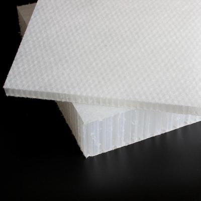 China Environmentally Friendly Non Woven Fabric 40g Sandwich Boat Polypropylene Honeycomb Core Panel for sale