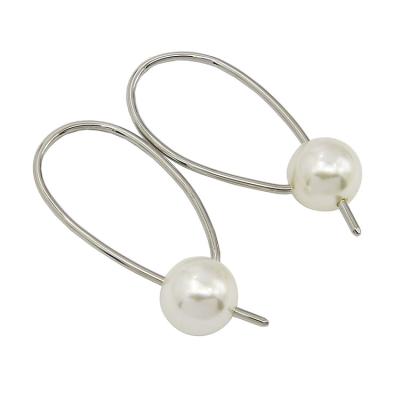 China New Design BOHEMIA Earring Manufacturer Silver Round Pearl Earring for sale