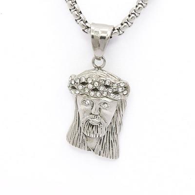 China Hot Selling Casual / Sporty Stainless Steel Jesus Piece Head Jesus Pendant Pendant for sale