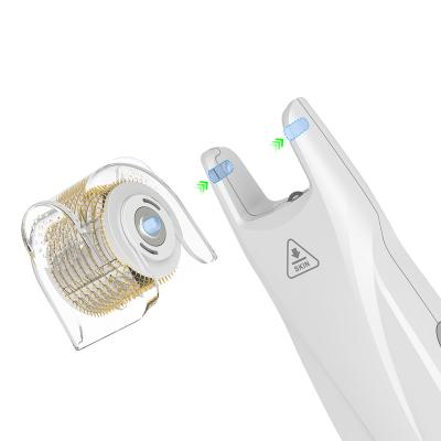 China Bio Current Face Lift EMS Micro Roller G5 EMS LED Derma Roller Skin Rejuvenation System for sale