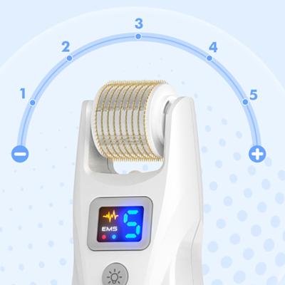 China G5 Bio Face Lift Roller Set 540 Needles Replacement EMS+LED Titanium Light Skin Repair+Rejuvenated Collagen Skin Initiate Derma Roller for sale