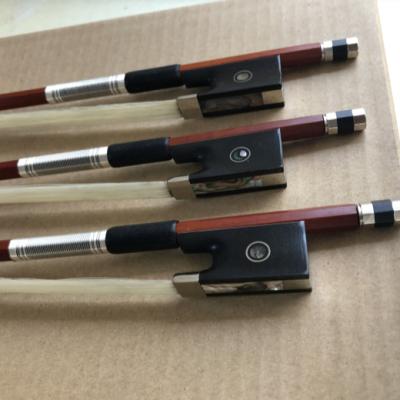 China Violin Maker Supply Ebony Wood Violin Bow for sale