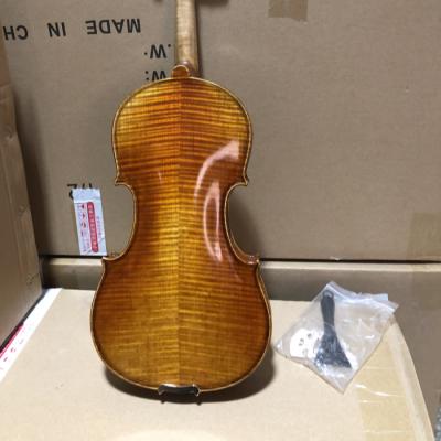 China Selected wholesale main handmade violin 4/4 from solid fir stradivari for sale