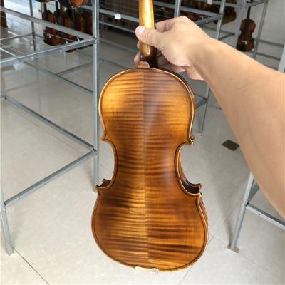 China Selected Solid Impeccable Best Selling German Professional Violin 1/4 1/2 3/4 4/4 for sale