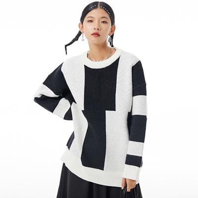 China 2022 spring new women's anti-pilling sweater women's casual look plus size hot sale plus elegant warm loose main sweater lightly 8819 for sale