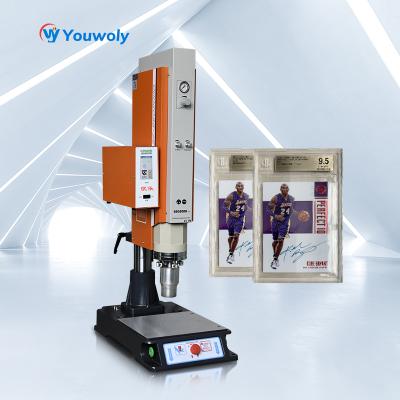 China PVC Welding Machine 15KHz 2600W Ultrasonic Semi-automatic Plastic Price Welder Desktop Sonic Clear Grading Card Slab Case Type for sale