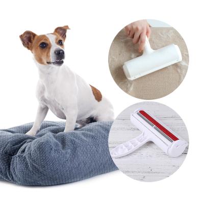 China Durable Washable Pet Hair Remover Fiber Roller Dog Hair Brush Pet Hair Brush for sale