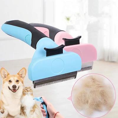 China Pet Viable Comb for Cat Hair Deshedding Comb Dog Cat Brush Grooming Tool Hair Removal Comb for Cats Dogs for sale