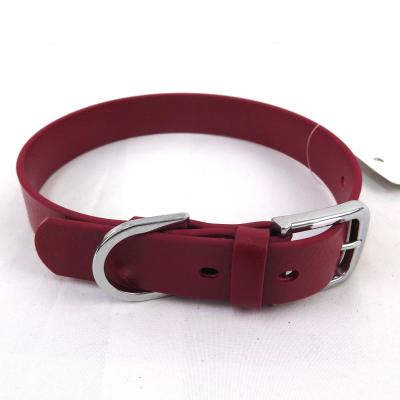 China Personalized Luxury Pet Leather Collar PU Custom Colors Waterproof Classic Genuine Leather Dog Collar for sale