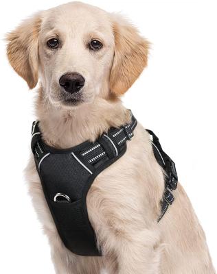 China Reflective No-Clog Pet Vest Harness Reflective Soft Comfortable Breathable No Pull Dog Pet Harness Pet Harness for sale