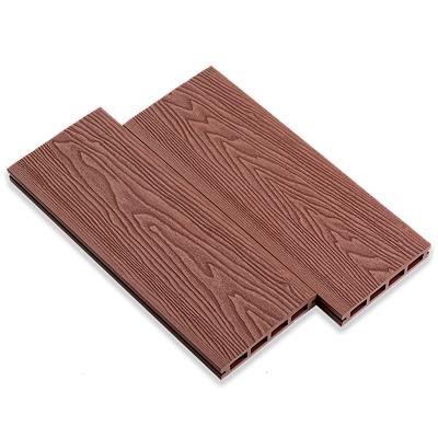 China Traditional like wood waterproof exterior wood decking plastic composite wpc sample for sale