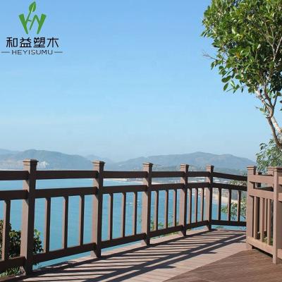 China Anti-Corrosion Anti-UV Wpc Easily Assembled Log Garden Fences for sale