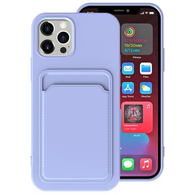 China Shockproof Mobile Cover For iPhone 11 With Pockets Phone Case With Card Pocket For iPhone 13 Pro Max Phone Case Back Cover for sale