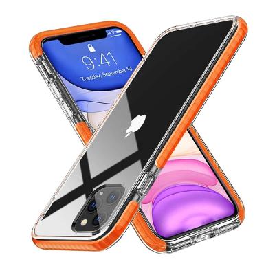 China Anti-drop For iPhone X XS XR 11 Max Impact Strong PC Band Phone Shockproof Cover For iPhone 12 View Bumper Case for sale