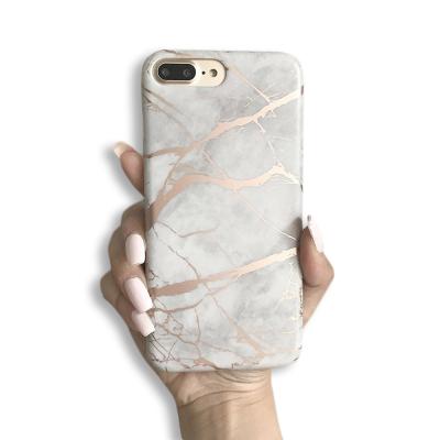 China Anti-drop Metallic Gold IMD Marble Phone Case For iPhone 7 8 X XS 11 12 Max Mini Covers For iPhone 13 Pro Luxury Marble Case for sale