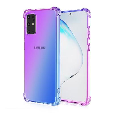 China Shock Absorption For Samsung Galaxy S10 Plus S20+ Shockproof Clear Phone Case Back Cover For Samsung S20 Ultra Case for sale