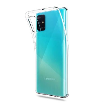 China Softly 2020 SM-A715 Galaxy A71 Slim Clear Soft TPU Cover For Samsung Galaxy A51 Phone Case for sale