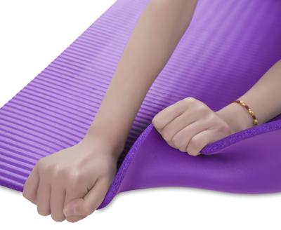 China Waterproof Nbr Yoga Exercise Mat Color Yoga Lesson Shanghai Accept Customized Extra Thick 10mm 15mm 20mm Logo Customized 1/2 inch for sale