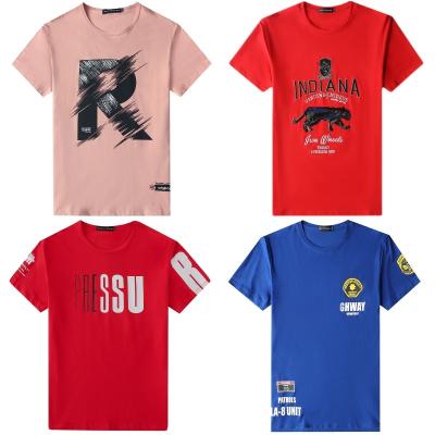 China Wholesale Promotional Custom Round Slim T-shirt Men Compressed Round Neck Newest Design Custom Cotton T-shirt for sale