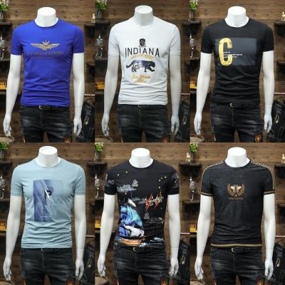 China Wholesale Low Price Compressed Cotton Mens Short Sleeve T-Shirt for sale