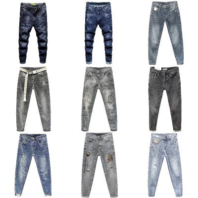 China Wholesale Cheap QUICK DRY fashion super tight men's pants hollow casual ripped jeans for sale