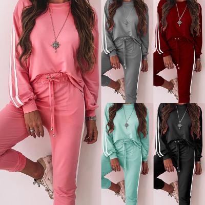 China New QUICK DRY Women's Monogrammed Long Sleeve Pants Casual 2 Piece Set Women Suits Women Two Piece Sets for sale