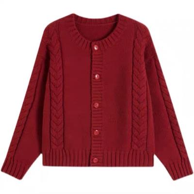 China Winter Breathable Hot-selling Fashion Loose Knit Long Women's Cardigan Sweater for sale