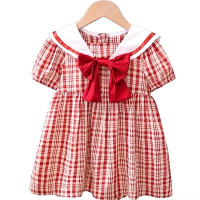 China Factory direct sales anti-static of the new children's dresses fashion boutique girls' short-sleeved chiffon princess dress for sale