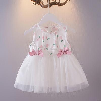 China Anti-wrinkle 2021 new summer girls dresses Princess Net children's clothing for sale