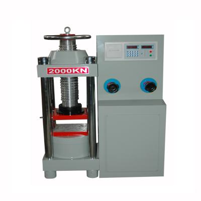 China Manufacturer Digital Display Concrete Pressure Testing Machine Pressure Testing Machine Price 240mm*240mm for sale