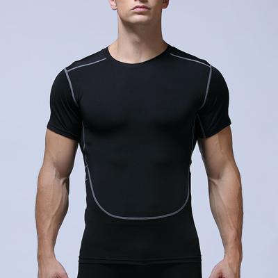 China Wholesale New Plus Size Breathable Men's Gym Sports Wear Custom Quick Dry Running Fitness Clothing T-shirt Men's Empty Gym for sale