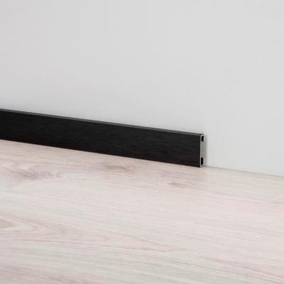 China Modern Flooring Aluminum Alloy Profile Skirting Boards Skirting Line Trim Metal PVC Skirting Skirting Trim for sale