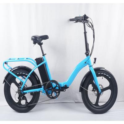 China 2019 Newest Aluminum Alloy Road Design 20*4.0 Sandy Tire Fat Folding Electric Bike For Beach for sale