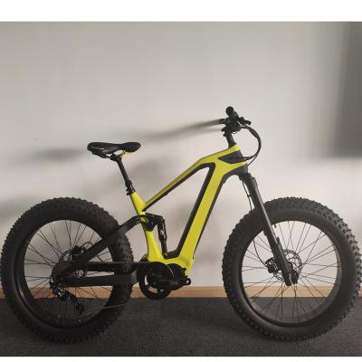 China Multifunctional 48V 15Ah Lithium Battery Uphill And Incline Electric Bike 1000W One Piece Aluminum Frame Powerul E Bike Fat Tire for sale