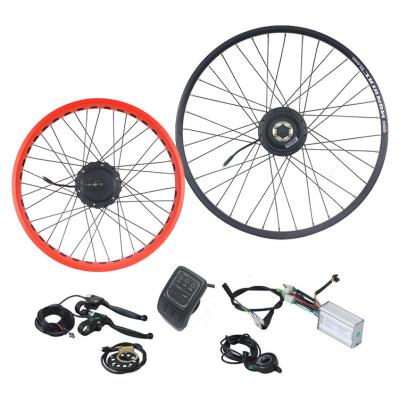 China cheap electric bike hub motor kit e bike conversion kit 48V 500W 20